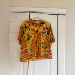 Urban Outfitters Vintage Button-Up Hawaiian Shirt